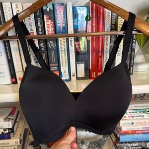Bare Necessities Wireless Black Bra